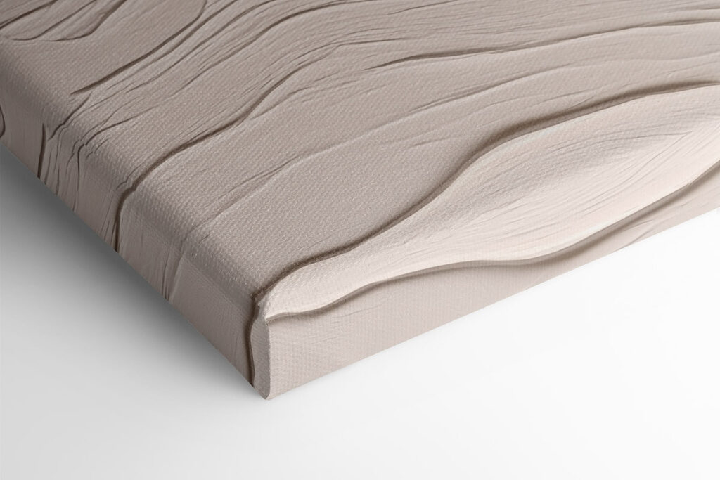 Soft waves of gentle textures