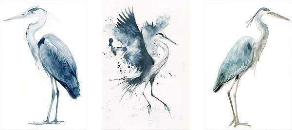 Watercolor of a bird