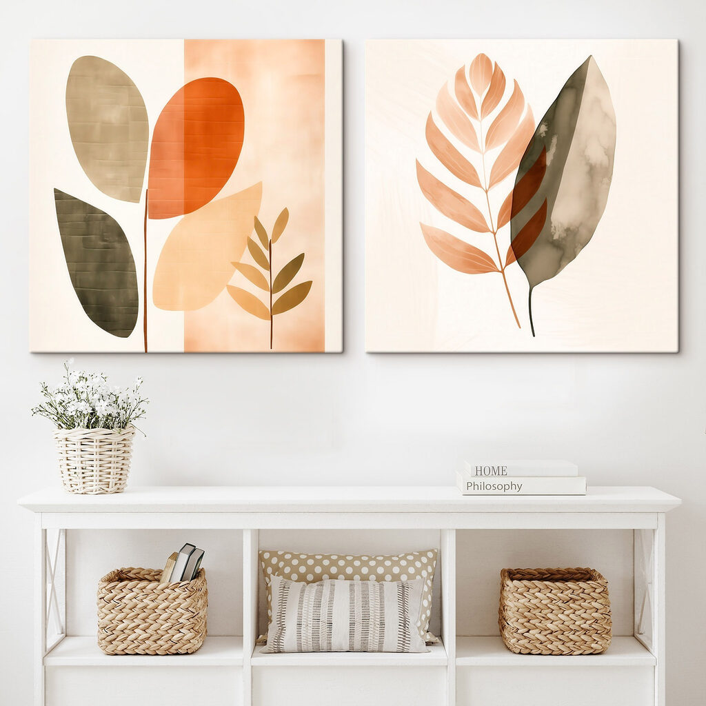 Two images of leaves