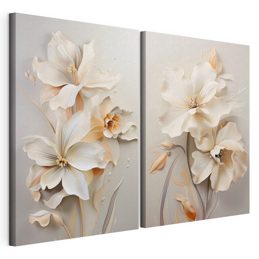 Blossoms in soft, calming hues