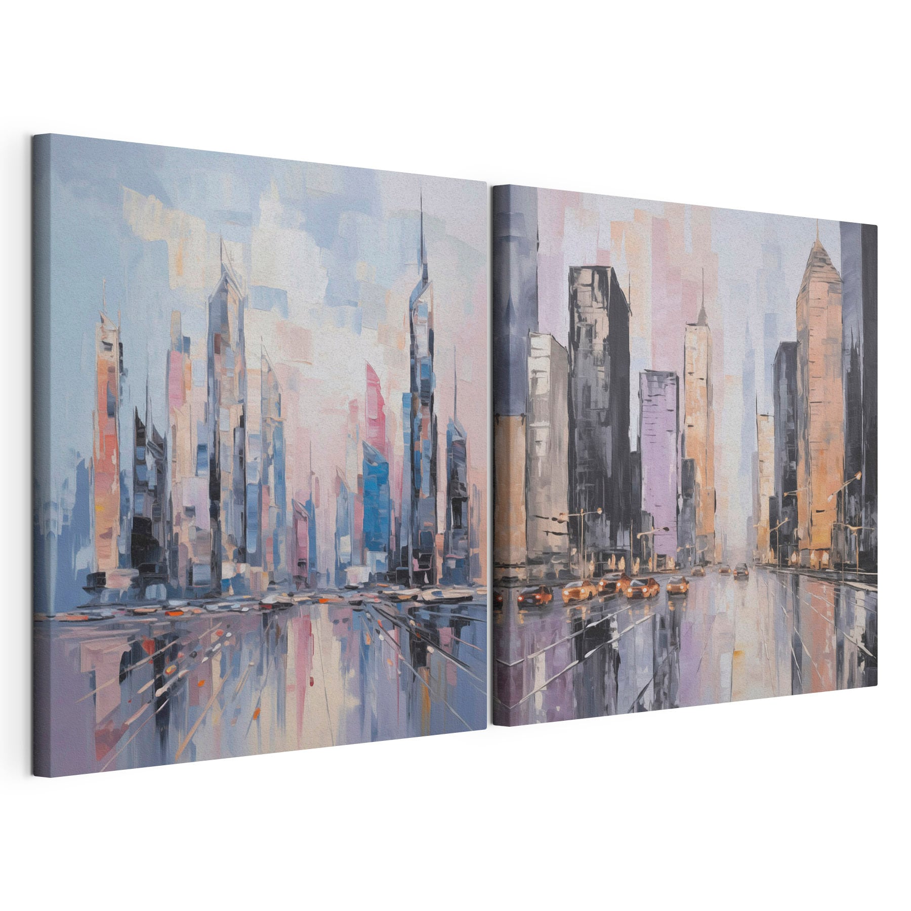 Painting of a city
