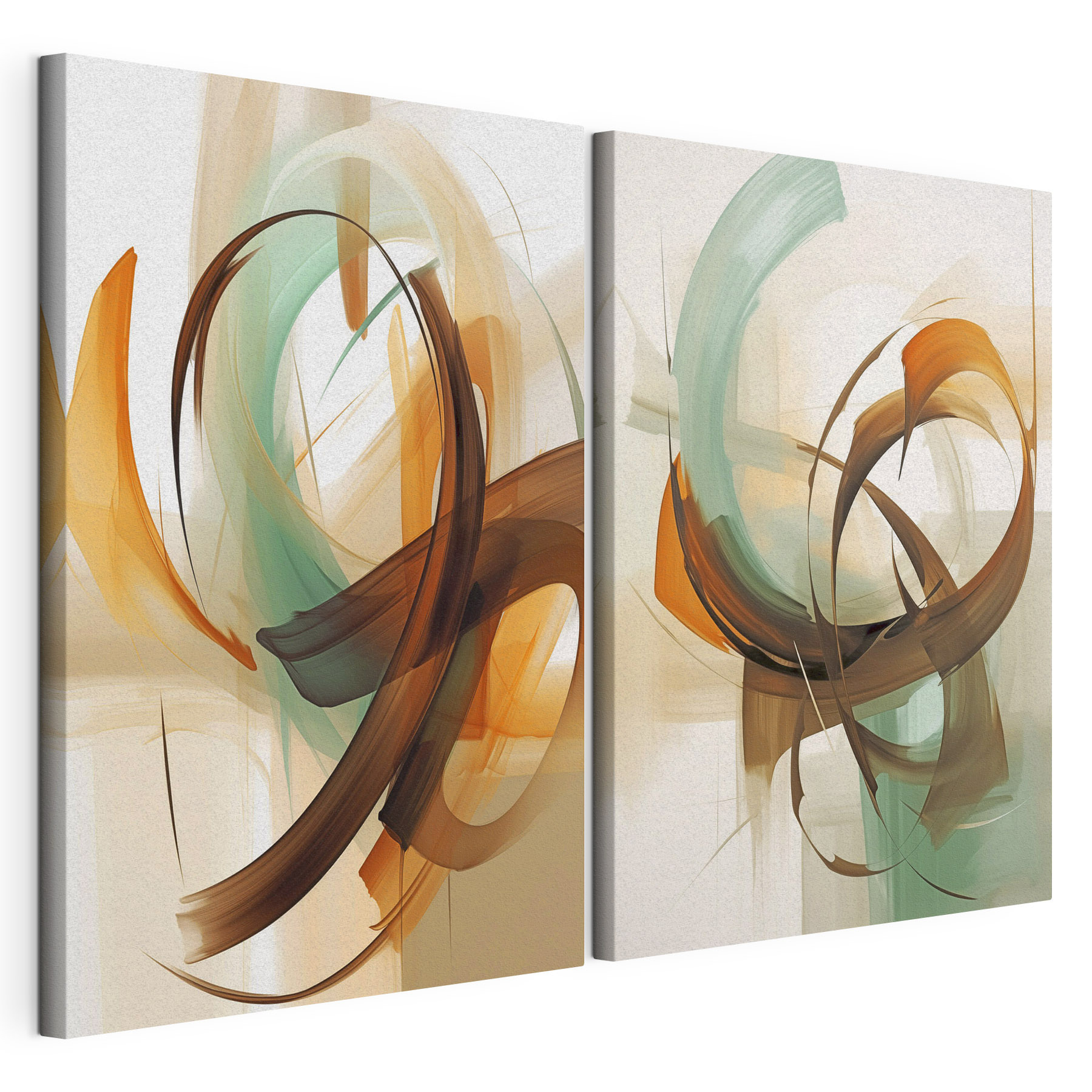 Flowing colors in harmonious motion