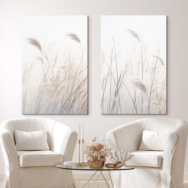 Soft grasses whispering in the breeze