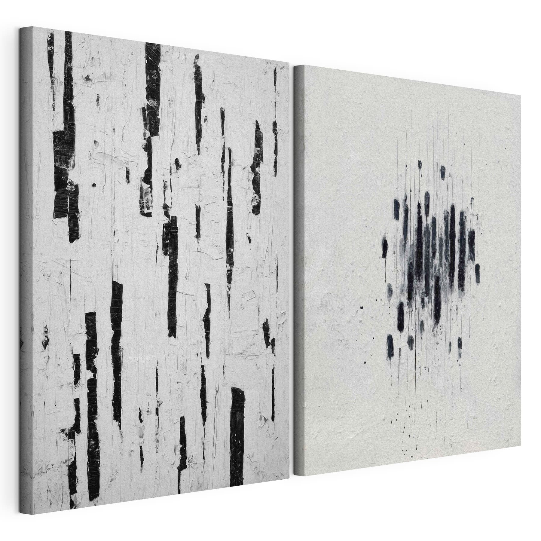 Abstract contrasts in black and white
