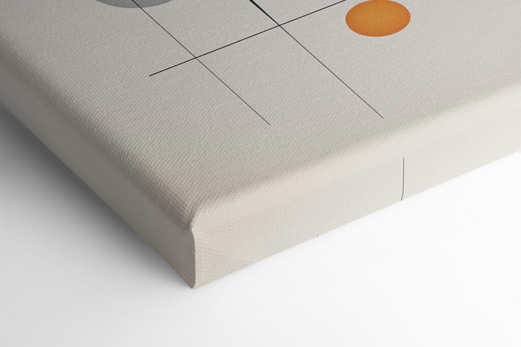 Couple of images of circles and lines