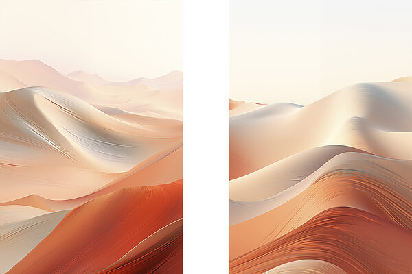 Screenshot of a desert