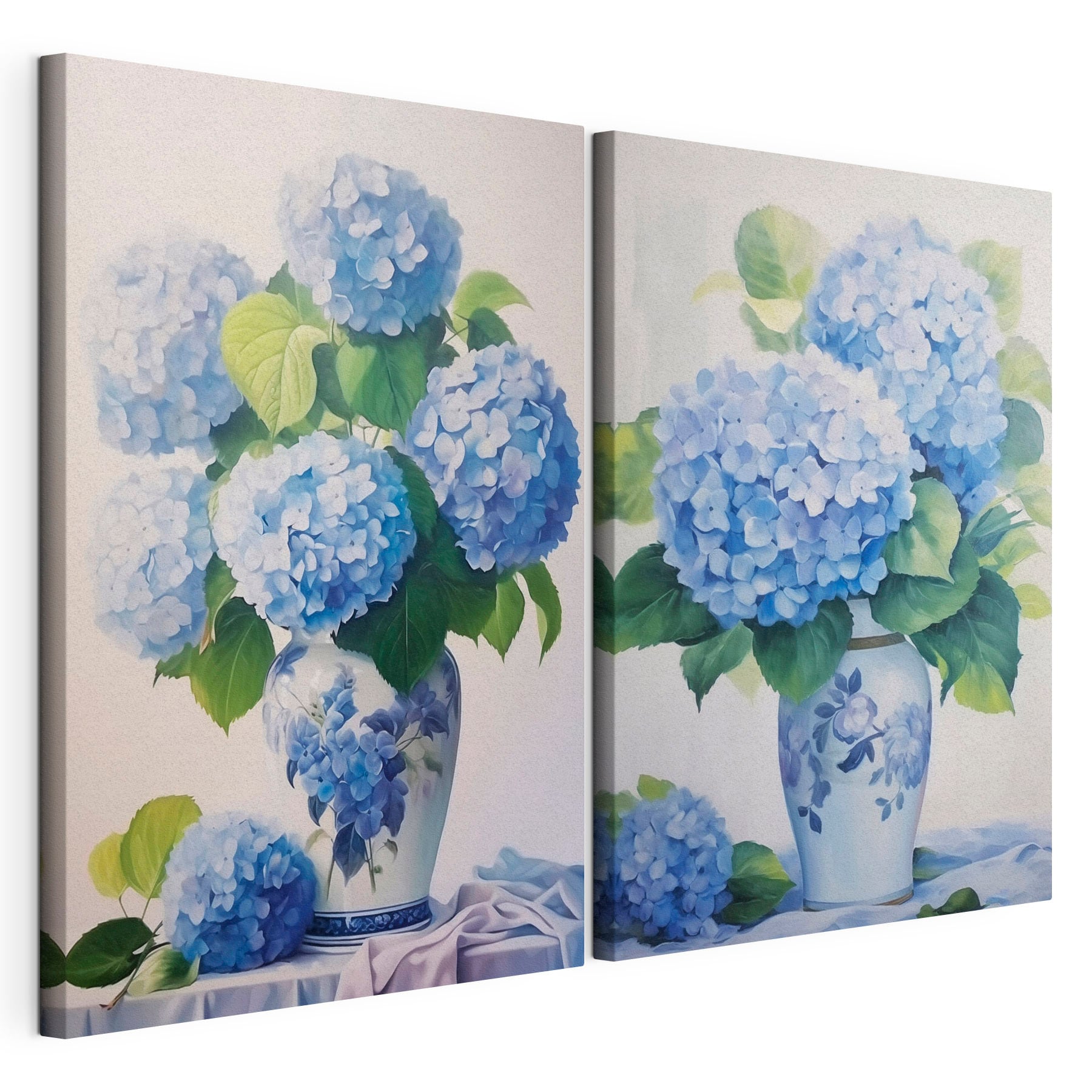 Painting of flowers in a vase
