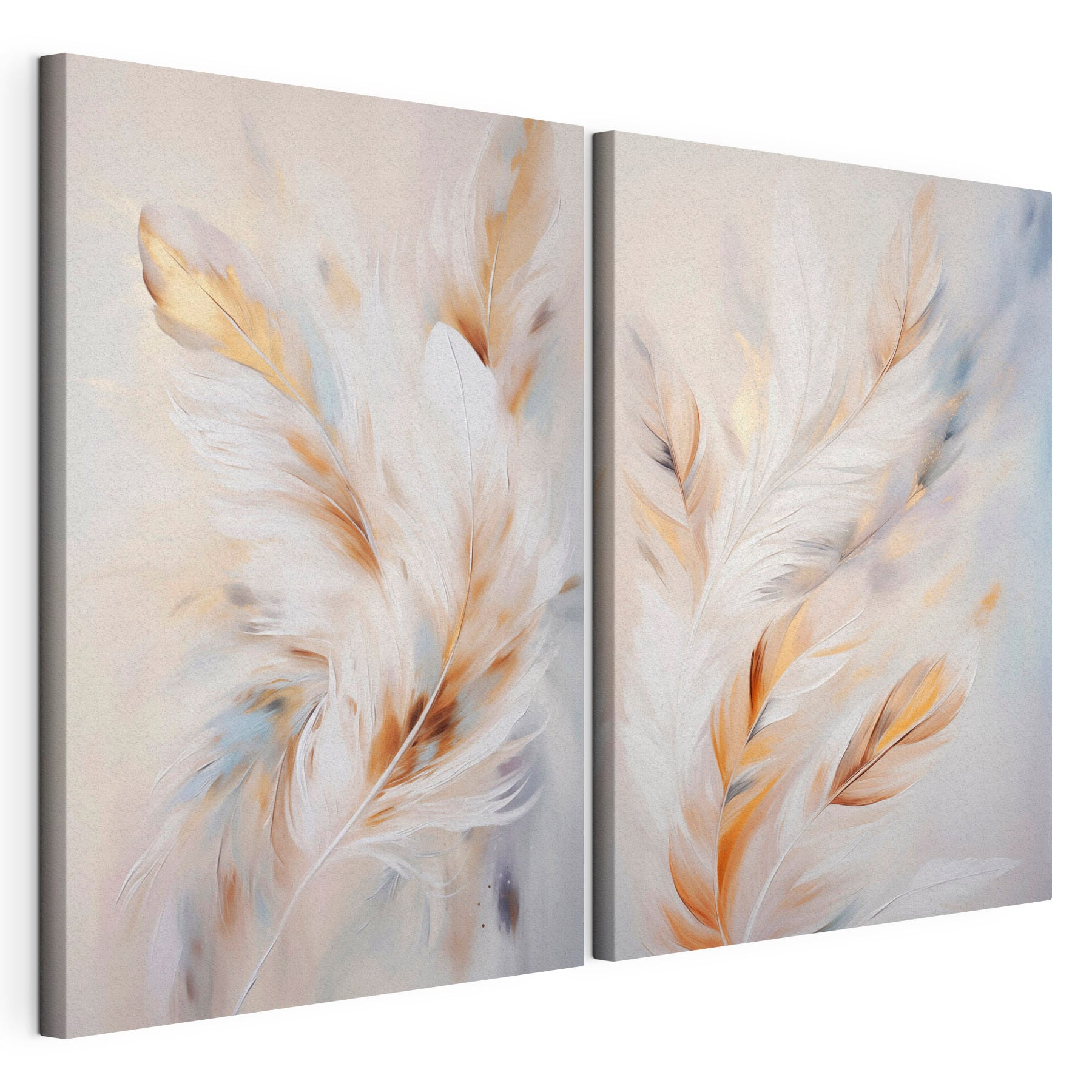 Soft elegance in feathered art