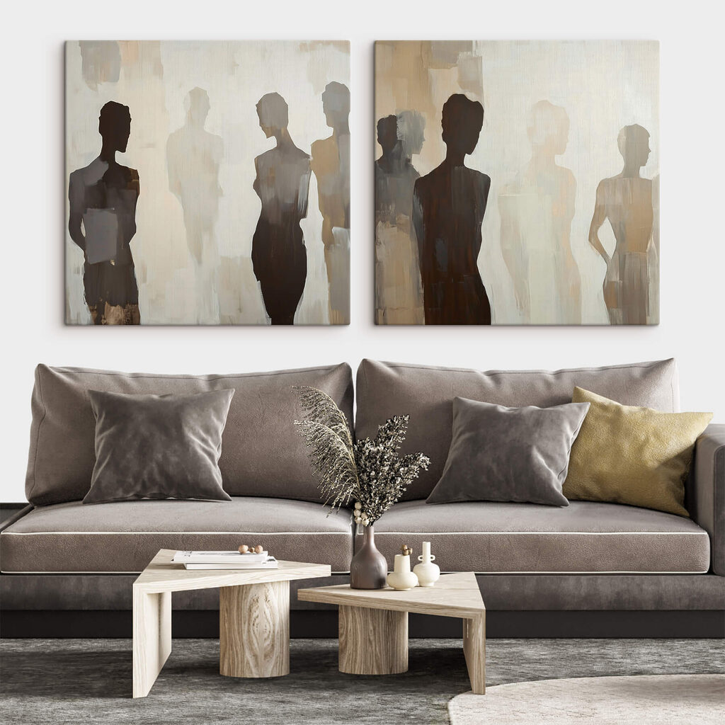 Painting of a woman's body