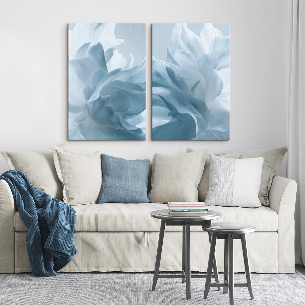 Soft petals in gentle hues