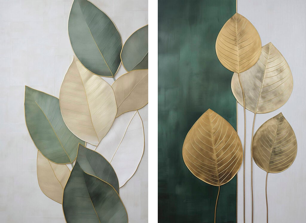 Natural elegance in leaf designs