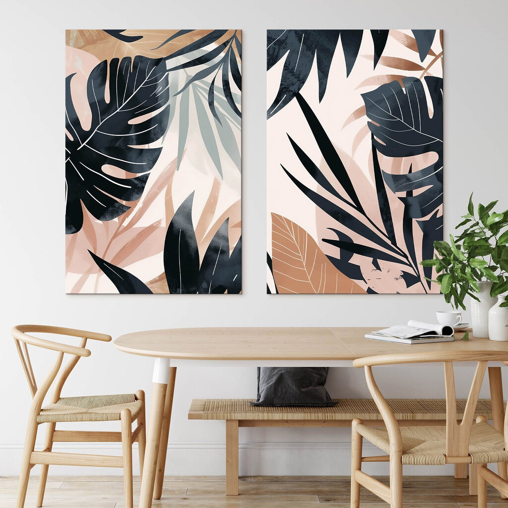 Natural patterns in soft hues