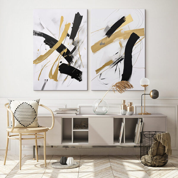 Dynamic strokes in bold contrast