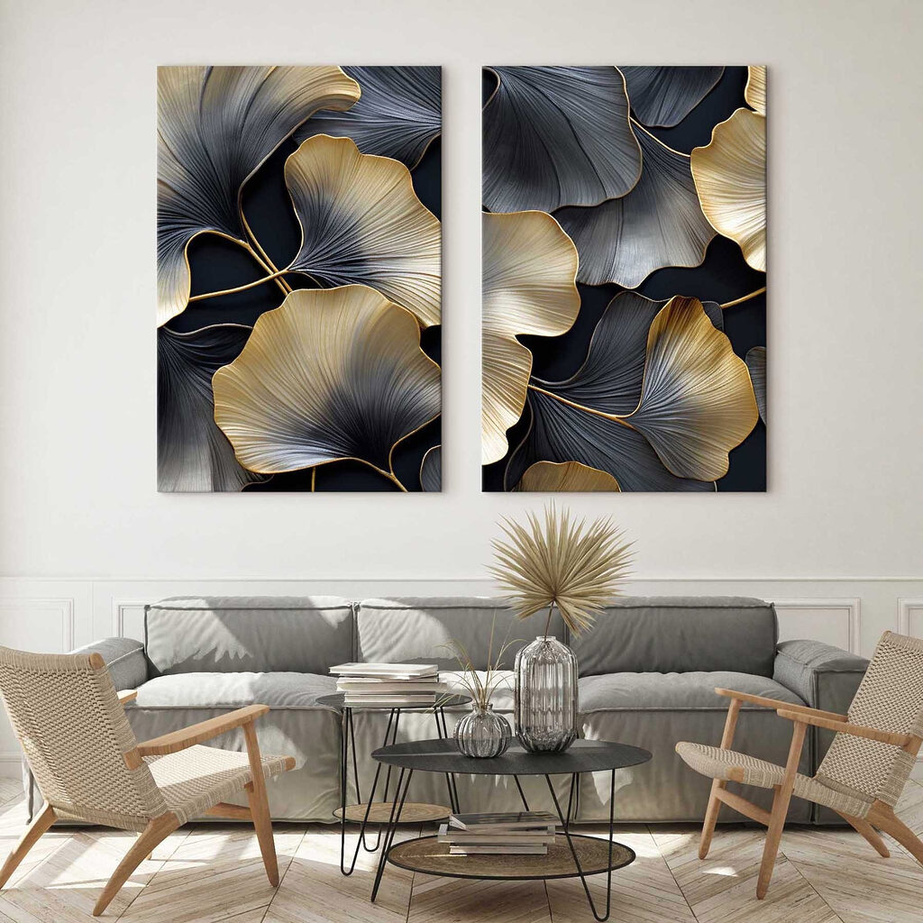 - Elegant leaves in striking contrast