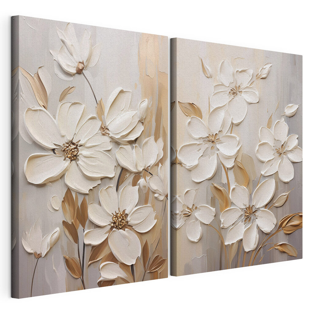 Delicate blooms in soft hues