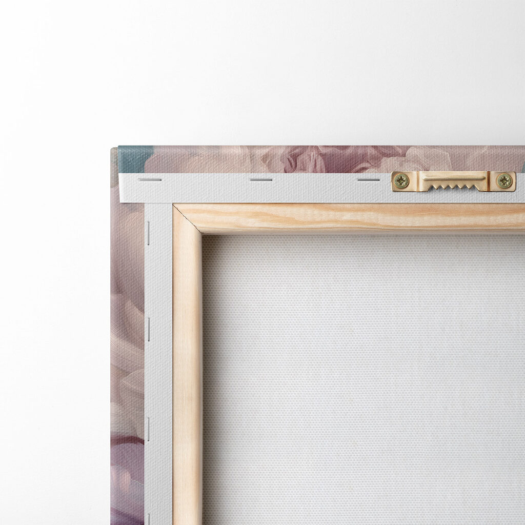 Delicate blooms with feather accents