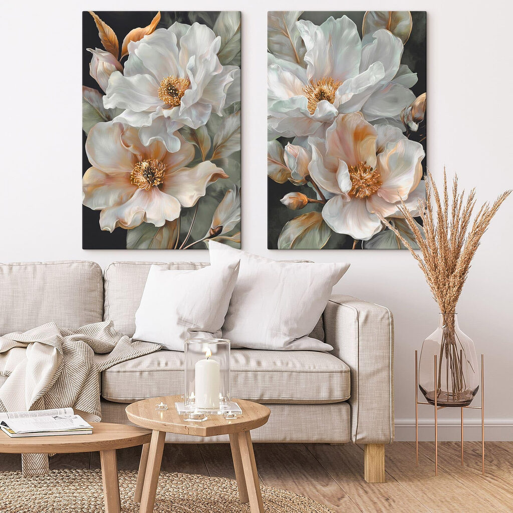 Elegant blooms in soft hues