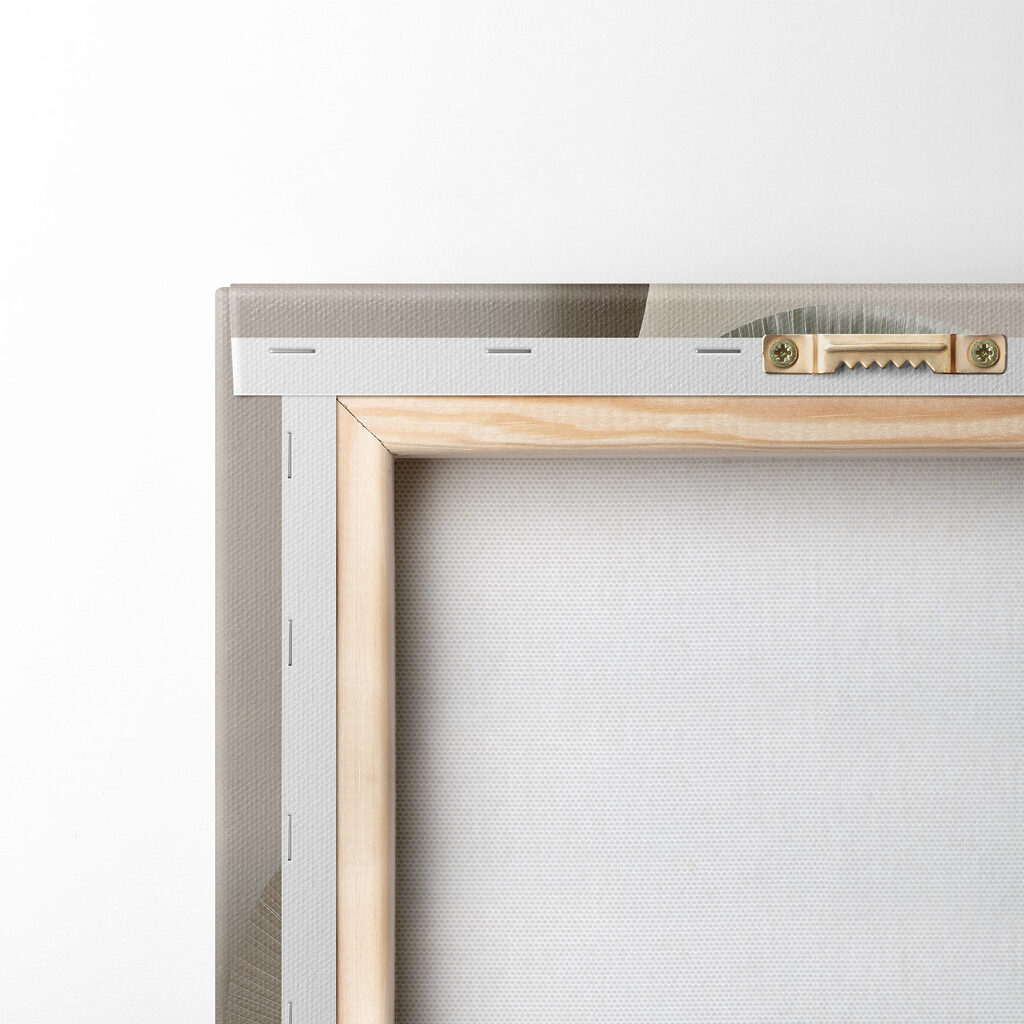 Elegant paper leaves in soft tones