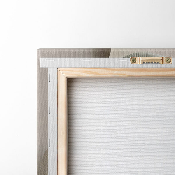 Elegant paper leaves in soft tones