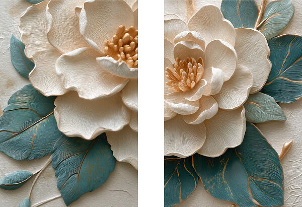 Collage of a flower