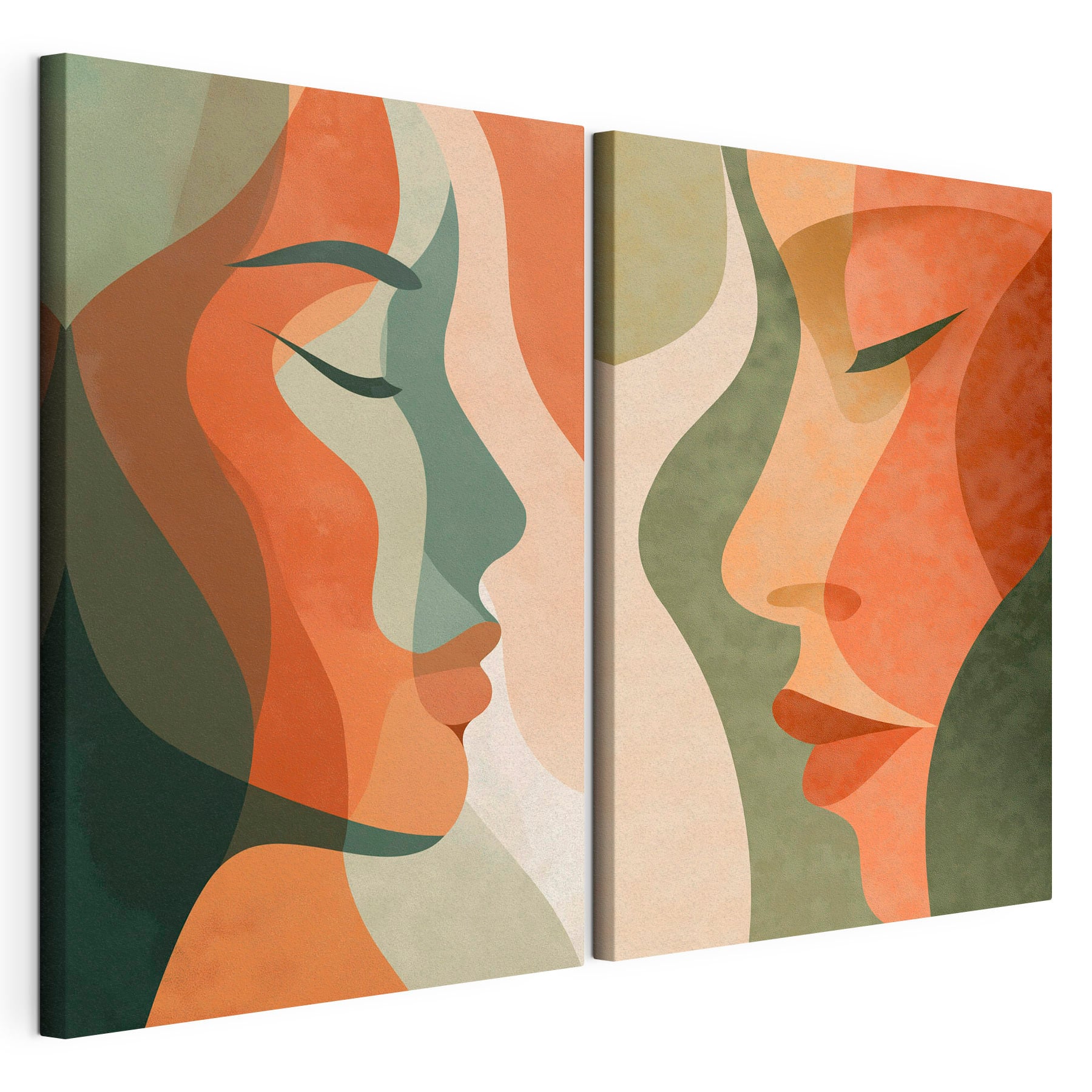 Side view of a woman's face