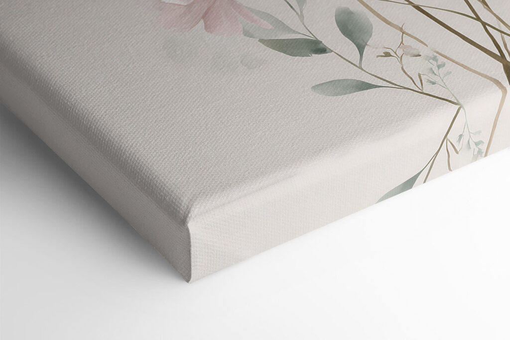 Couple of flowers on a white background