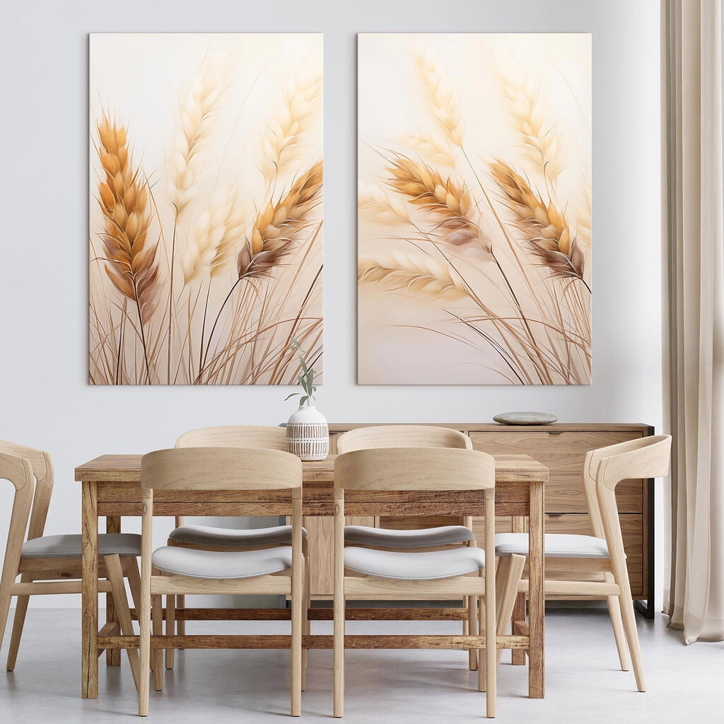 Delicate hues of dried grasses