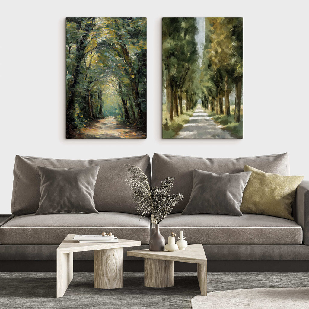 Path with trees on it