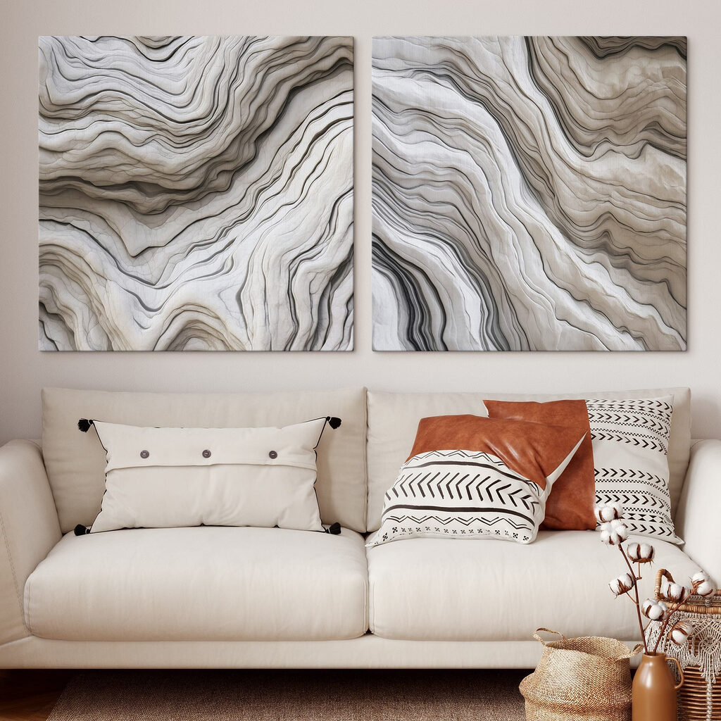 Flowing lines in soft neutrals