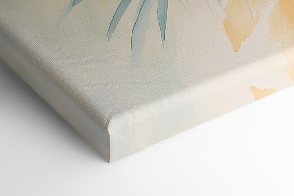 Watercolor painting of leaves