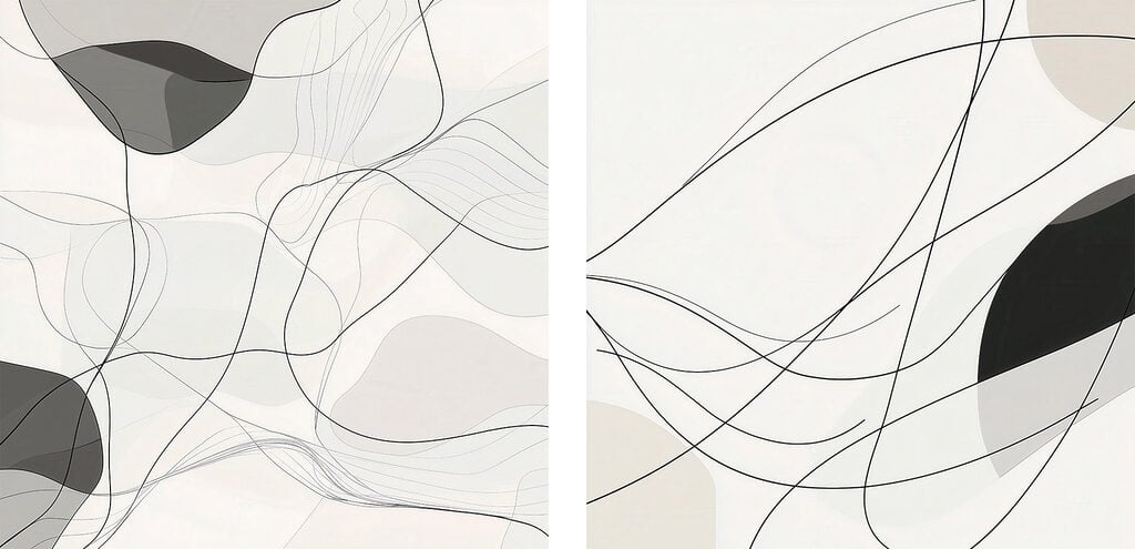 Dynamic lines create soft harmony
