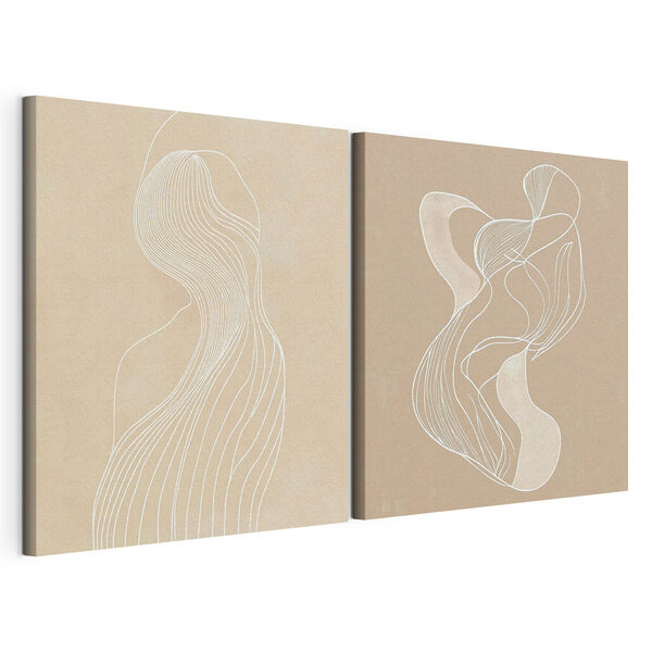 Moduláris vászonnyomat Néhány kép egy nőről
