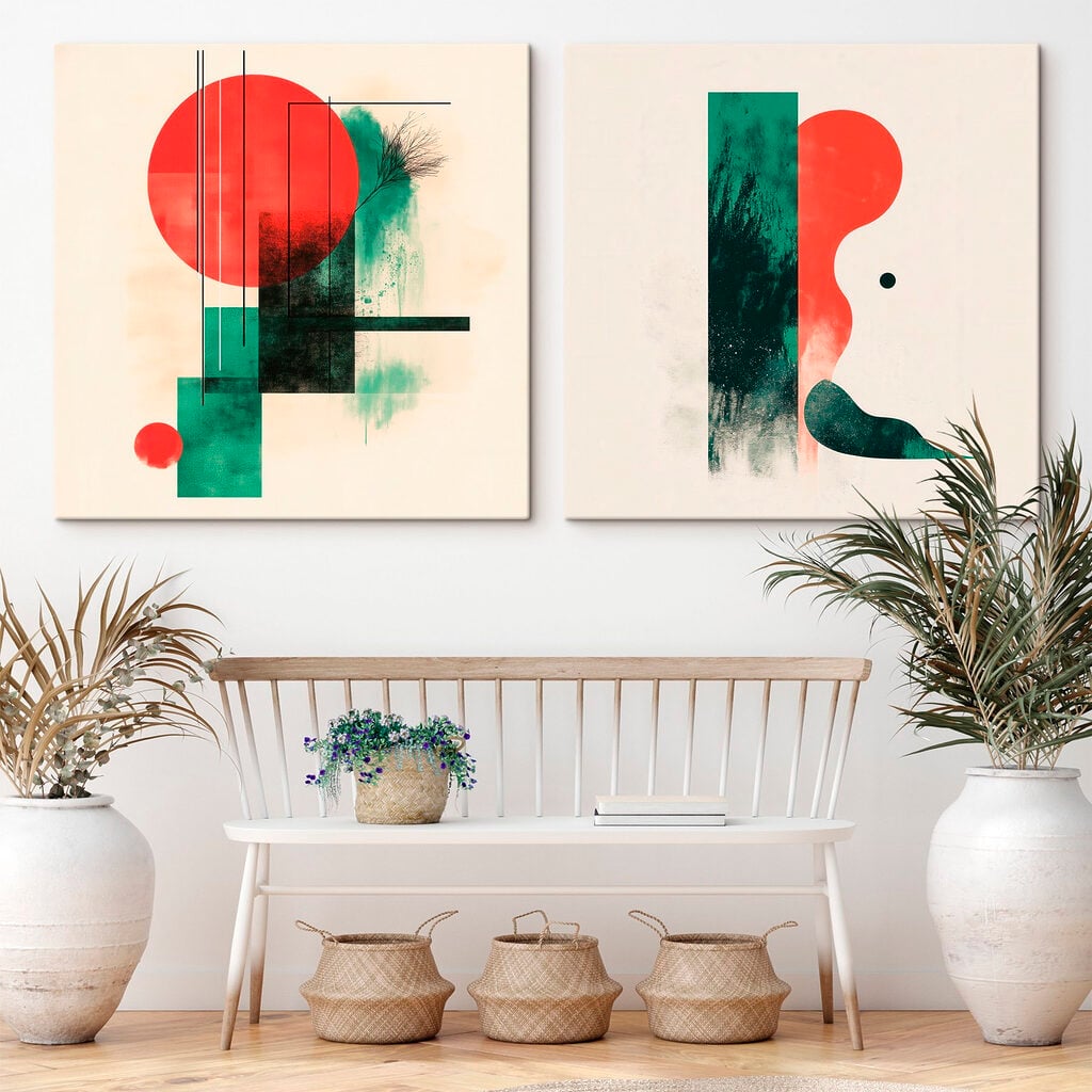Two art pieces of art