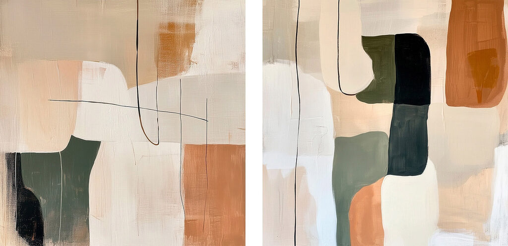 Painting of different colors