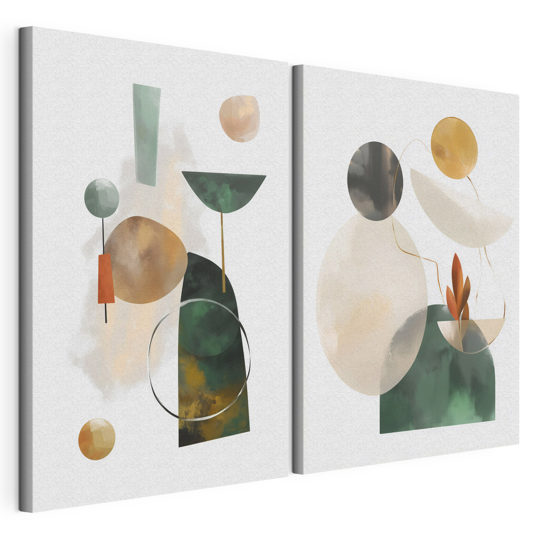 Two images of different shapes
