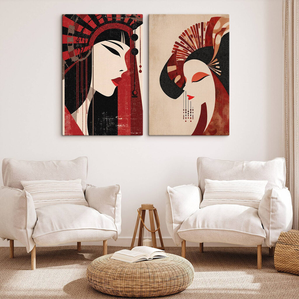 Couple of women with different colors