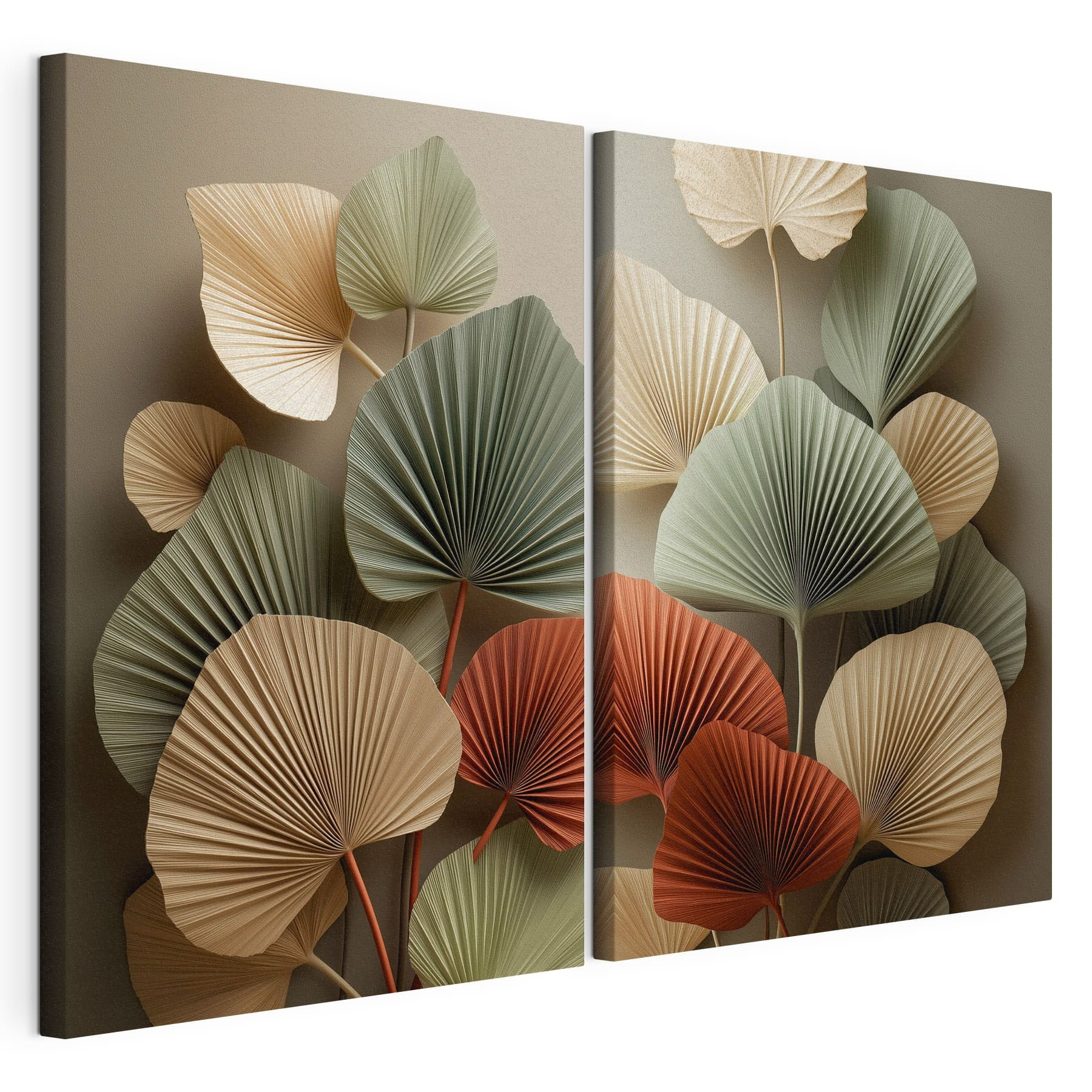 Elegant foliage in soft hues