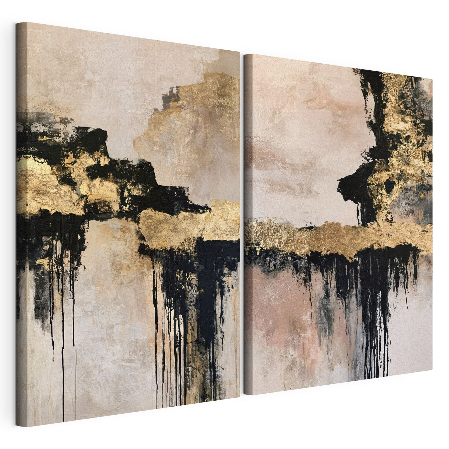 - Abstract elegance in muted tones