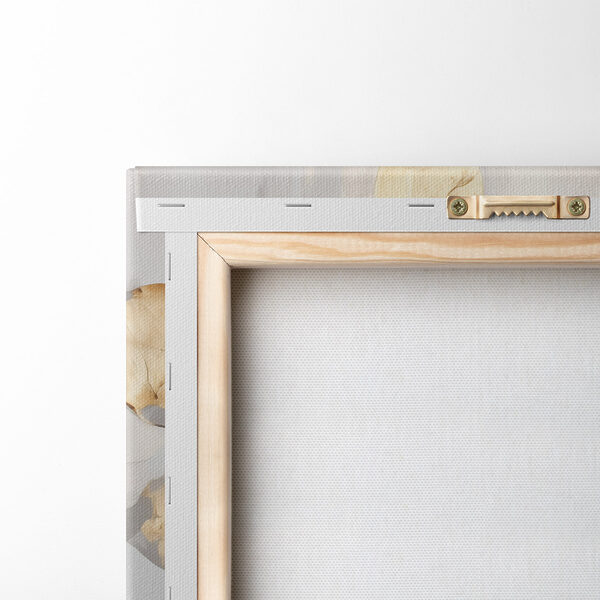 - Elegant leaves in soft hues
