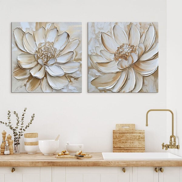 Serene blooms in soft hues