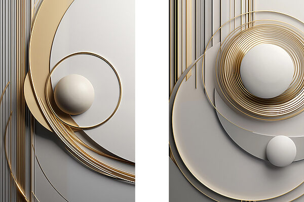 Elegant curves and spheres in harmony