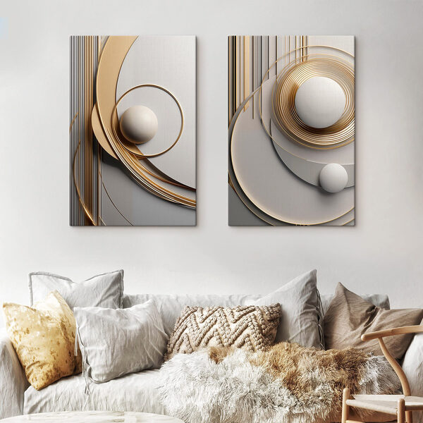 Elegant curves and spheres in harmony