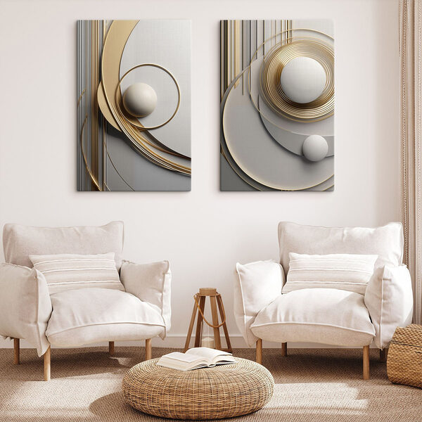 Elegant curves and spheres in harmony