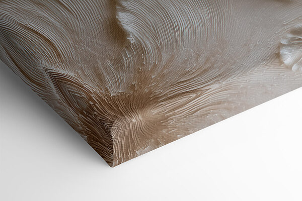 Intricate layers of cream-colored textures