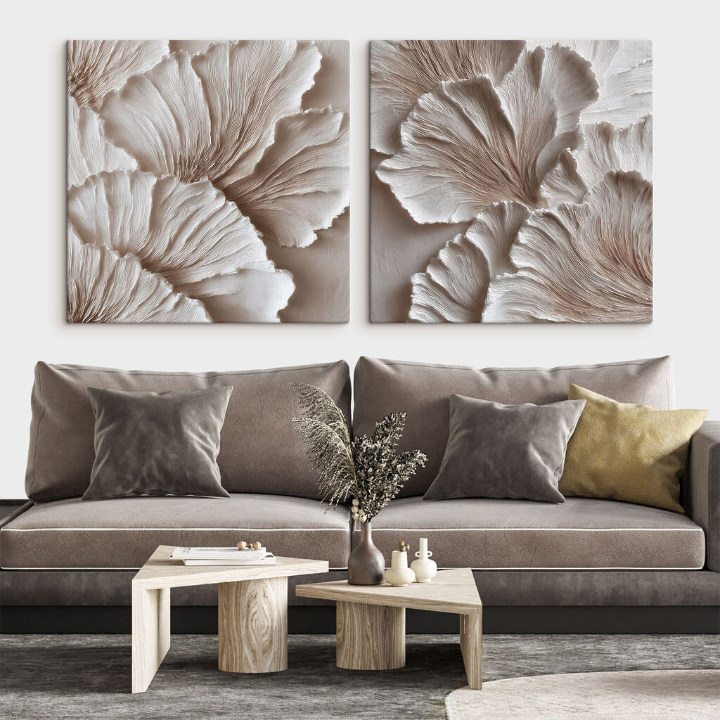 - Elegant forms in soft hues