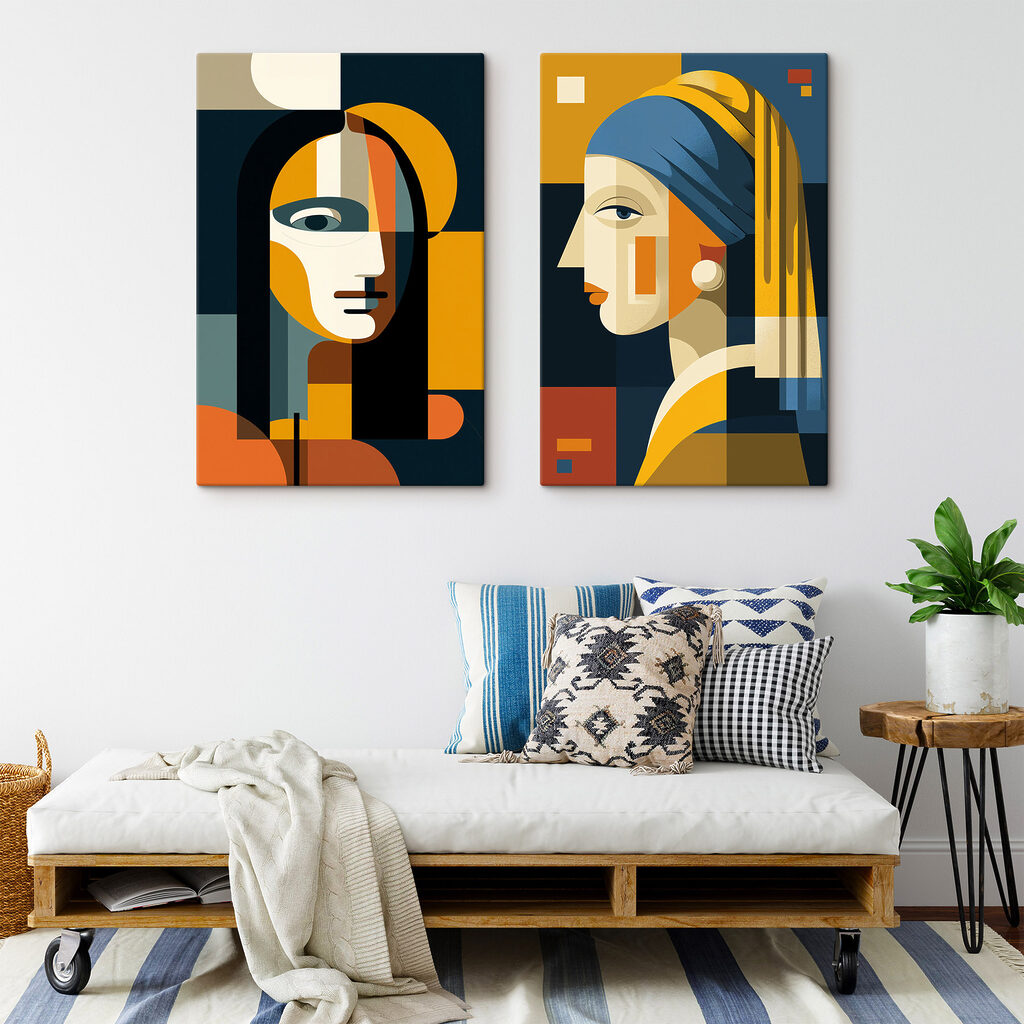 Couple of women's faces