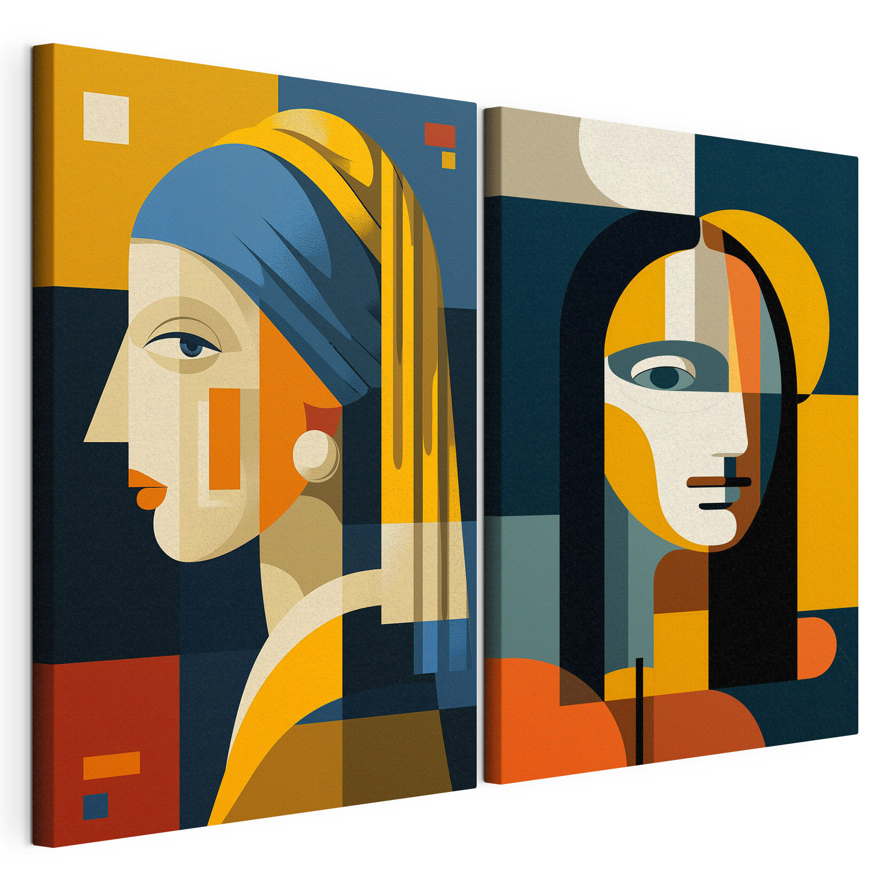 Couple of women's faces