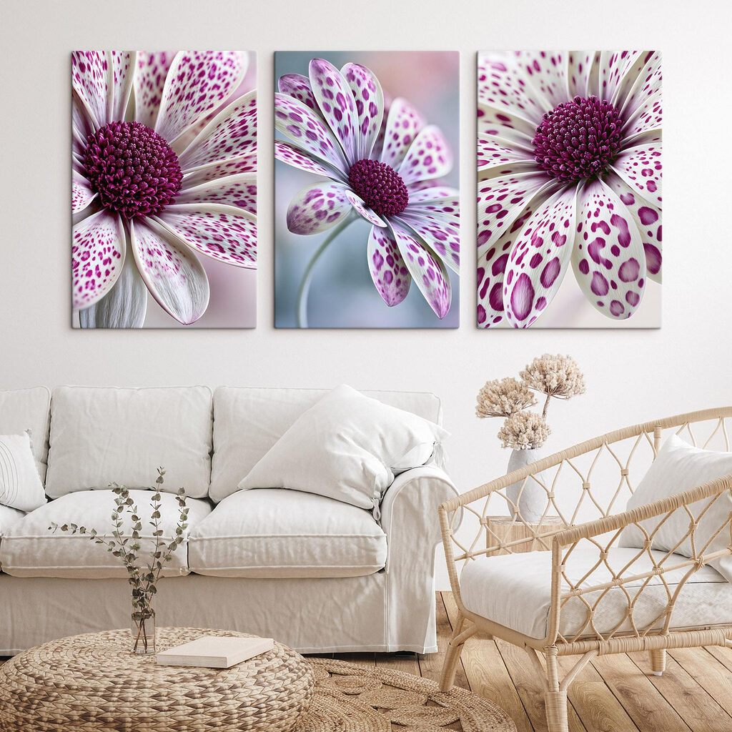 Blooming beauty in vibrant patterns