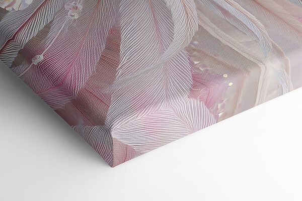 Collage of pink and white stones
