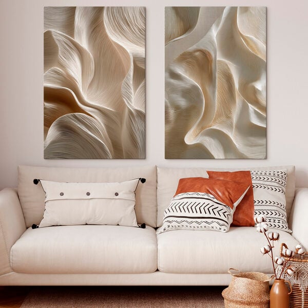 Flowing patterns in soft hues